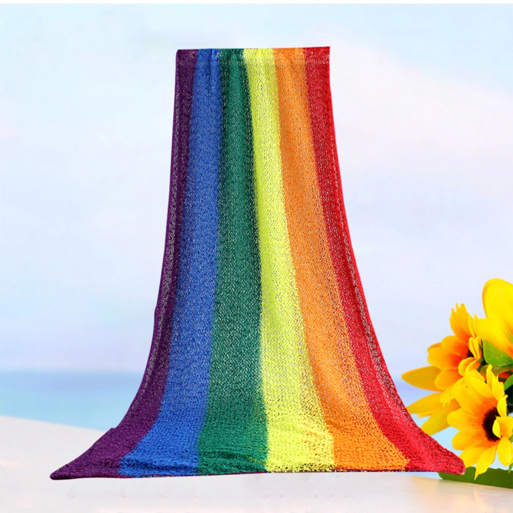 Infant Rainbow Swaddle Blanket Wrap Blanket for Baby Photography