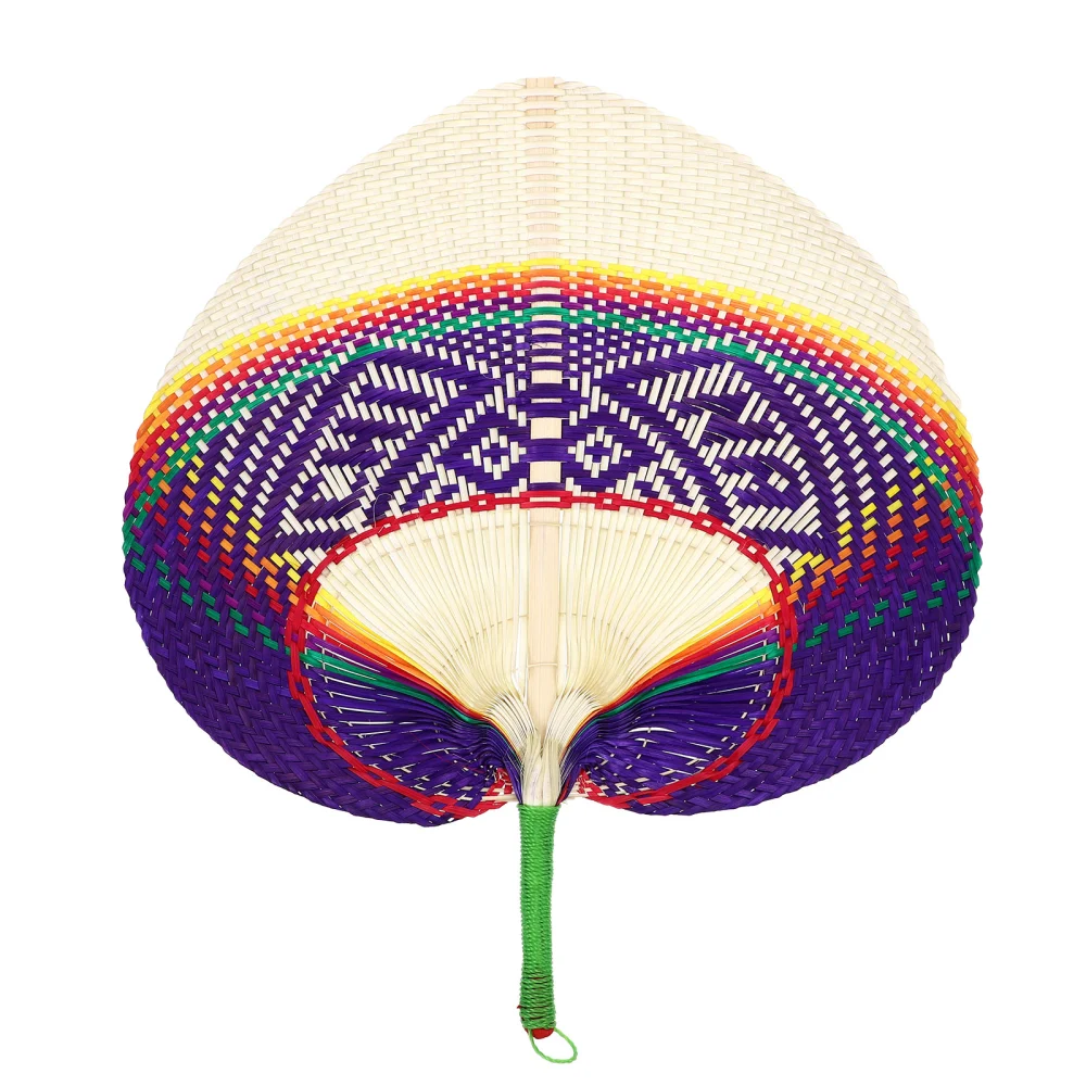 Creative Bamboo Fan Decoration Natural Fan Handmade Bamboo Fan Weaving Fan