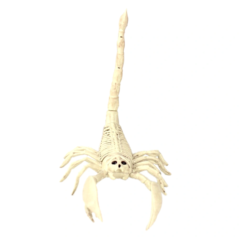 1pc Halloween Animal Scary Skeleton Props Happy Halloween Spooky Skull Animal Skeleton Frame (Scorpion)