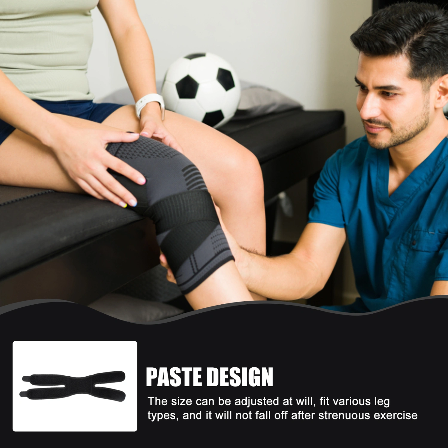 Knee Brace Breathable Patella Protective Strap Comfortable Knee Support Brace Sports Knee Brace