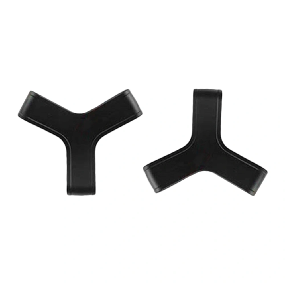 2pcs Ankle Fixed Ring Fixing Belt Flippers Buckle Diving Swimming Equipment Pure Silicone No Harm To Skin Diving Accessories (Black M-L-XL40-45)