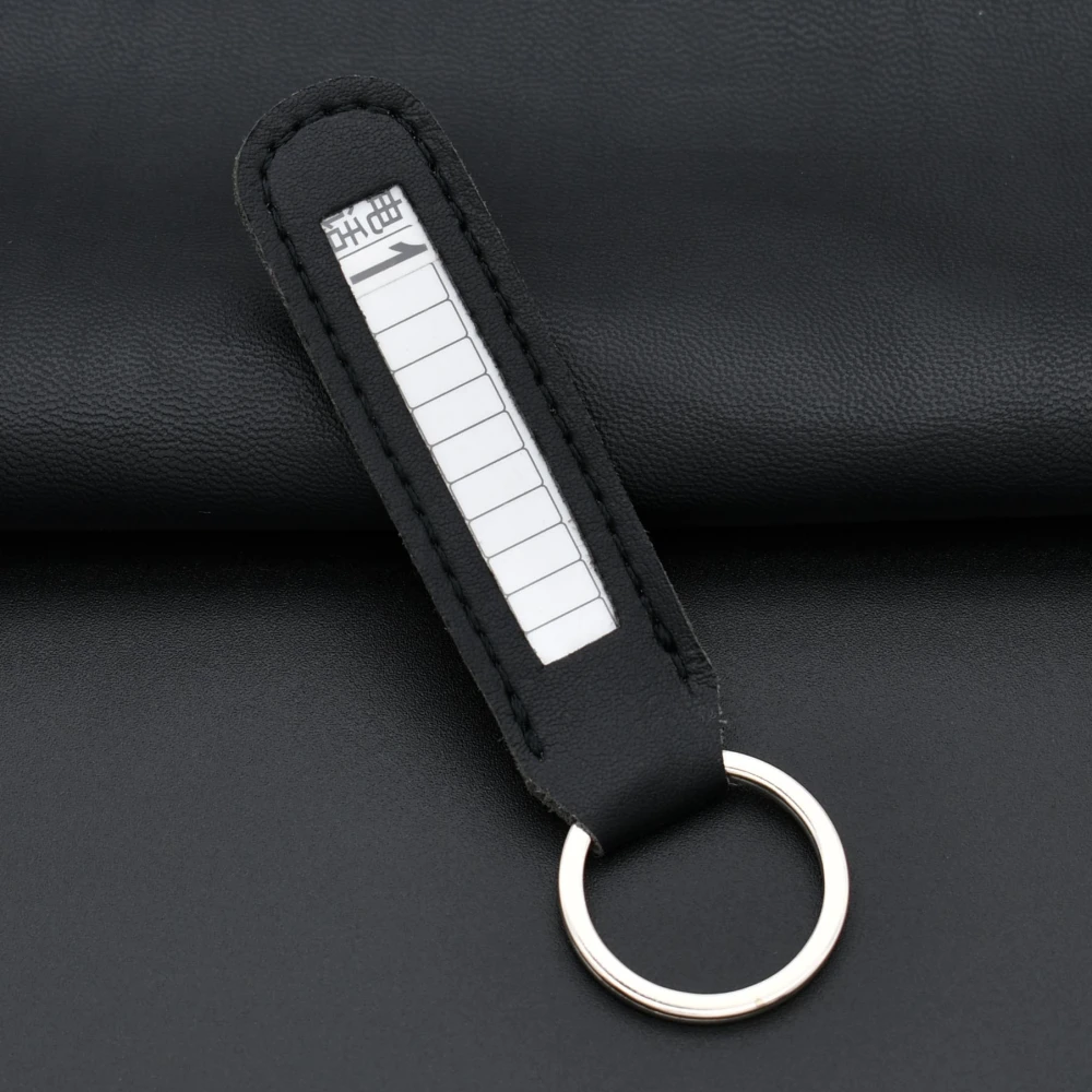 1 Set of Anti-lost Phone Number Keychain Pendant Phone Number Card Keyring Car Key Tags