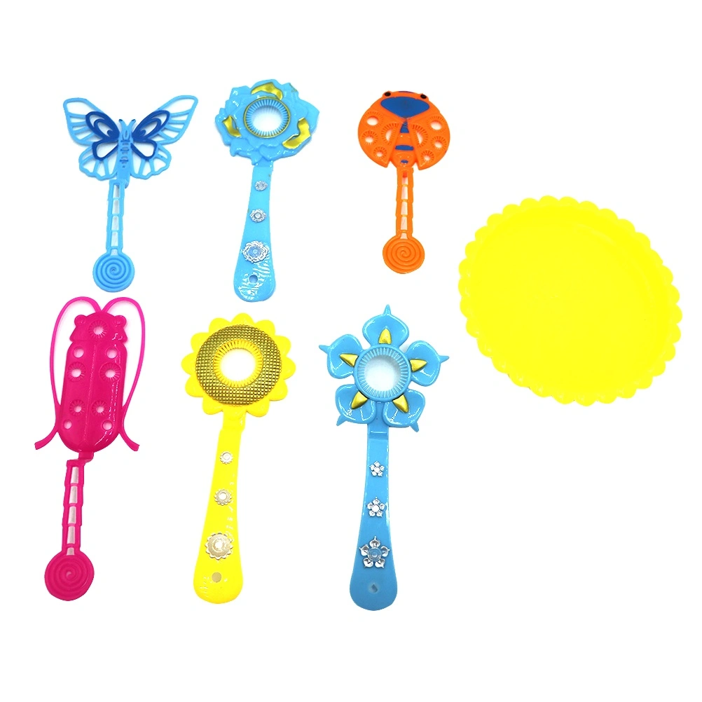 7pcs Children Outdoor Blowing Bubble Blower Cartoon Animal Shape Toys Bubble Sets Bubble Maker Toys for Kids Boys and Girls