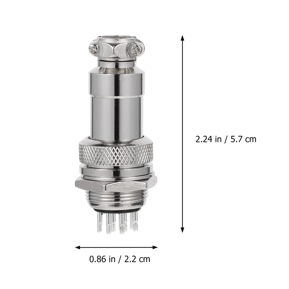 Aviation Plug Connector Male Female Panel Metal Wire Connector 19mm Socket