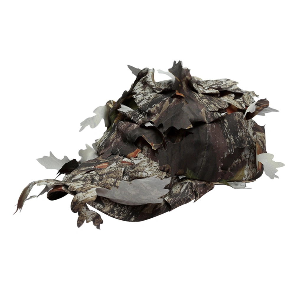 Outdoor Hunting Simulation Deciduous Leaves Hat Climbing (Camouflage)