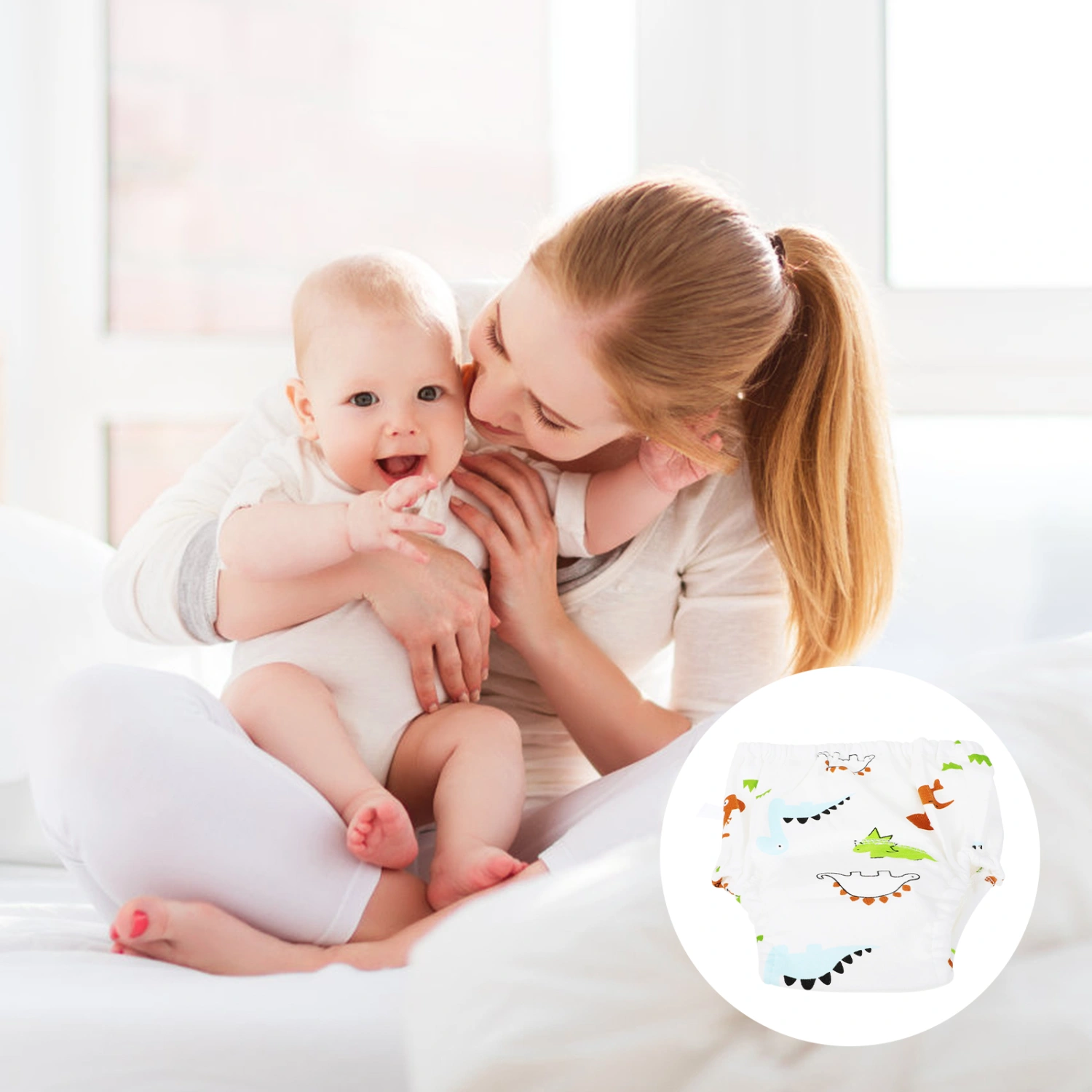 1Pc Breathable Infant Training Pants Toddler Comfortable Diaper Study Pants