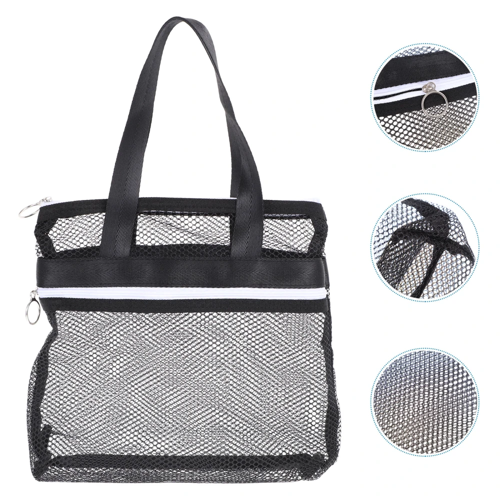 Breathable Mesh Bag Beach Bag Tote Bag Travel Toiletry Pouch for Outdoor