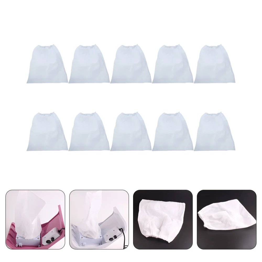 10pcs Nail Collector Bags Nail Cleaner Pouches Vacuum Cleaner Pouches Supply