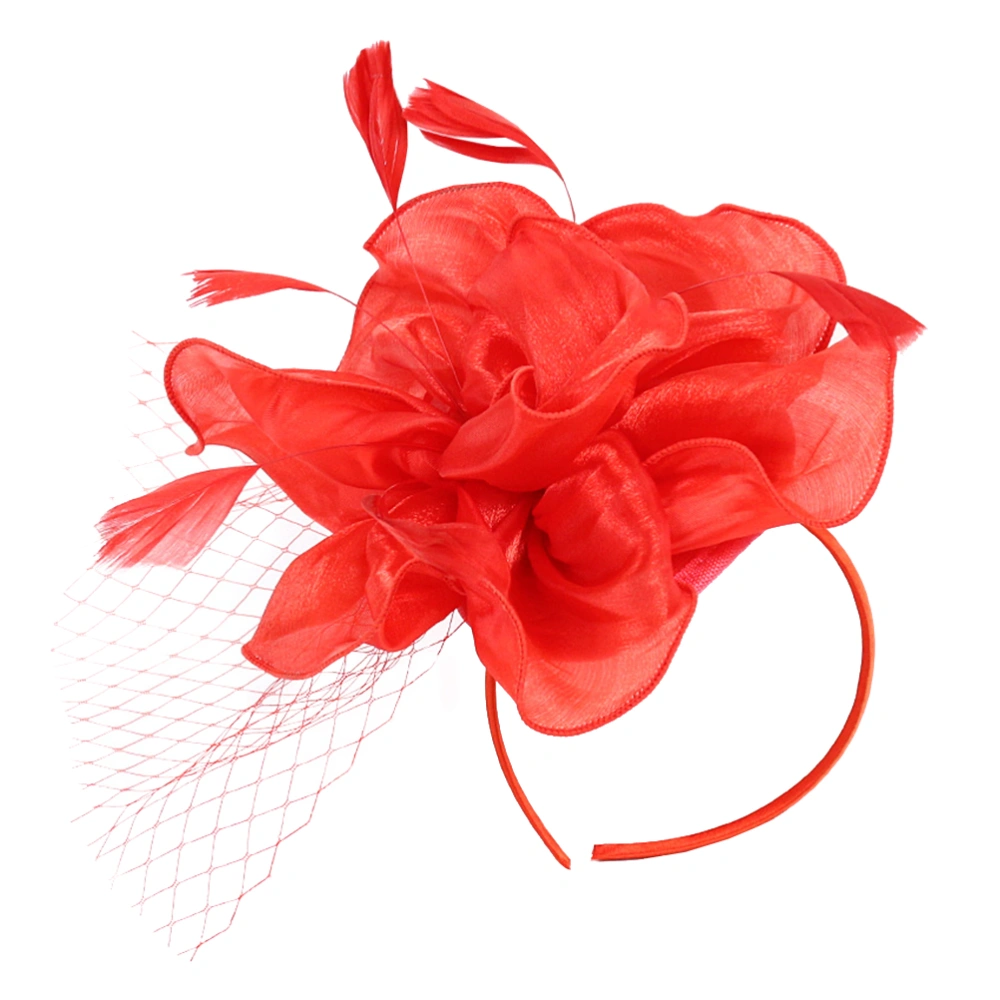 Fascinator Hat Flower Fascinator Headband Tea Party Hat Prom Banquet Headpiece