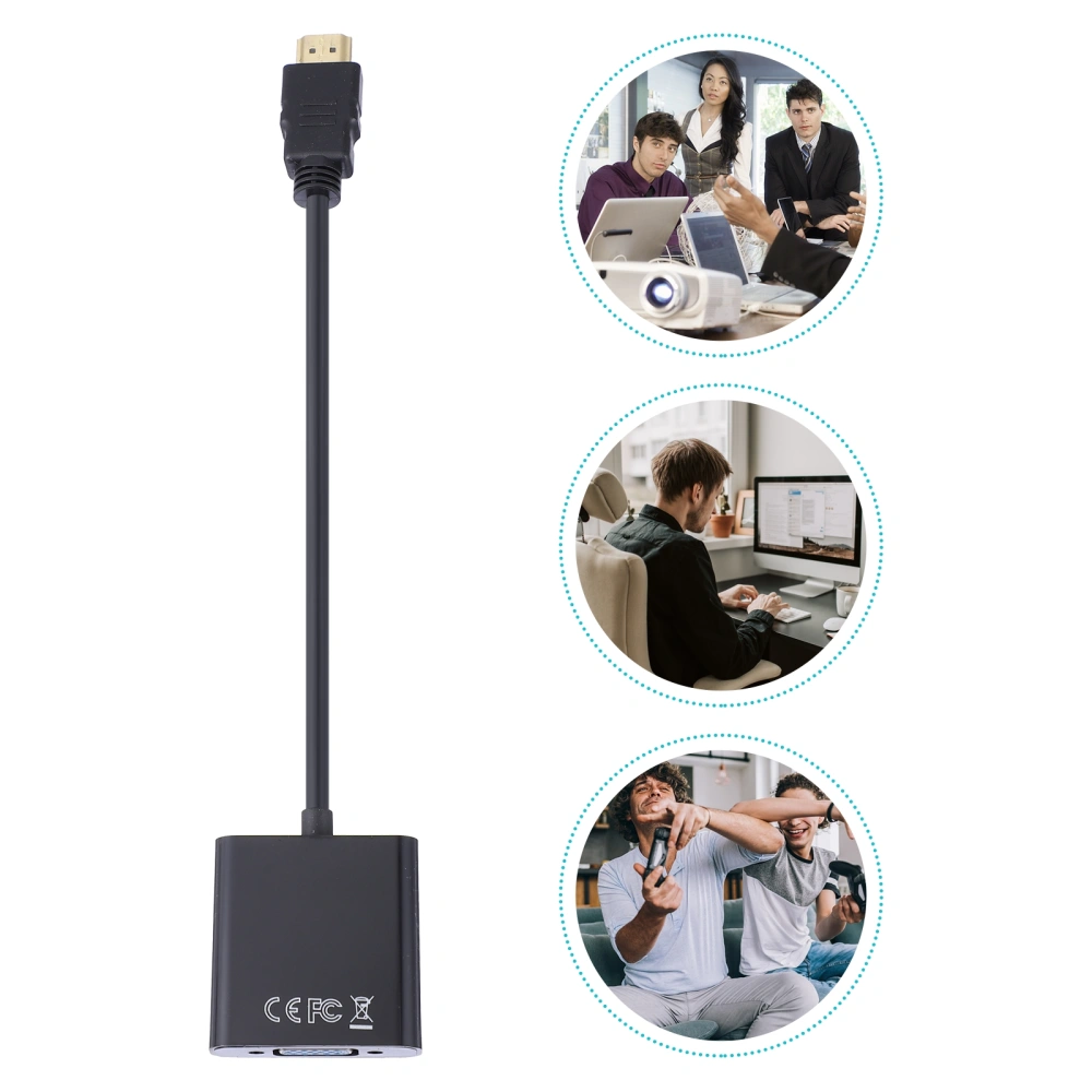 1080P Video Cable Adapter VGA Output High-definition Adapter with Audio Output