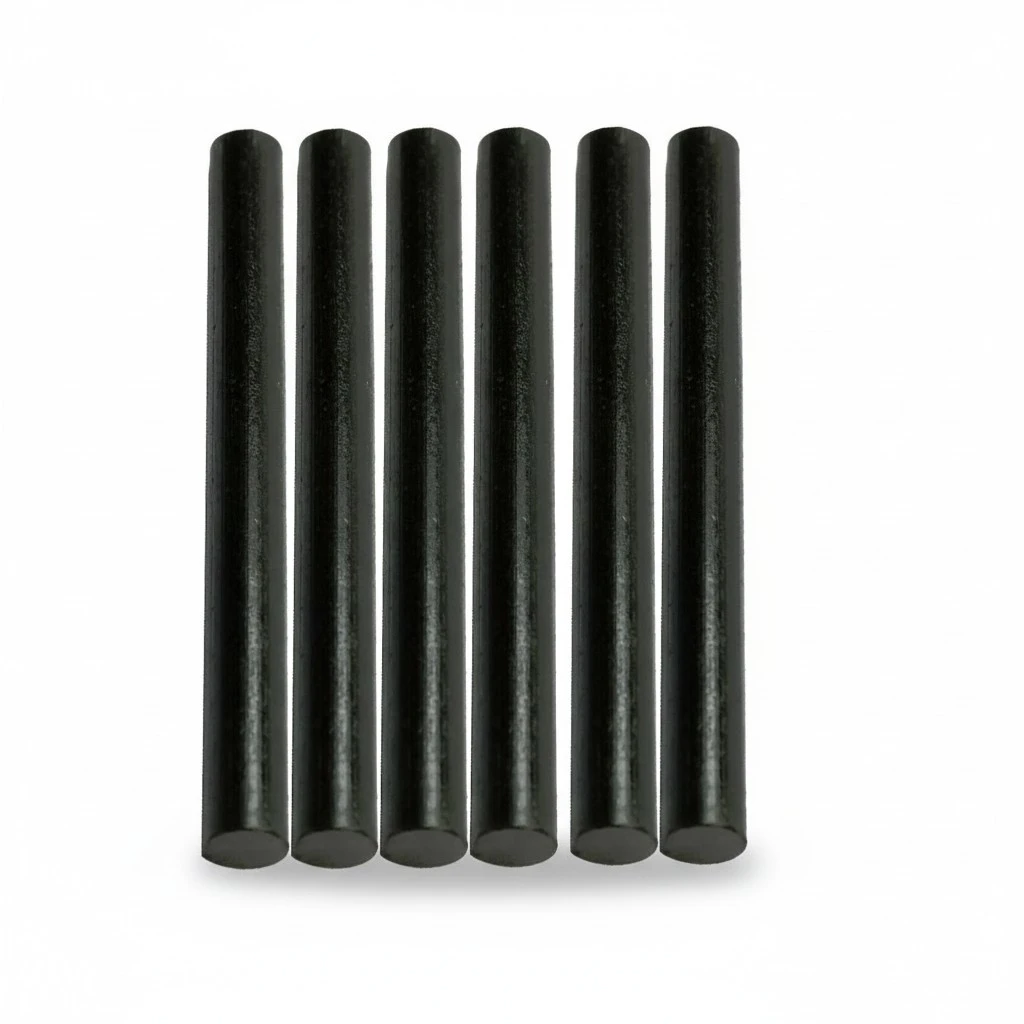6pcs Ferrocerium Flint Firesteel Starter Magnesium Rod Kits Lighter for Outdoor Travel Camping Adventure Hunting Fishing  (Black)