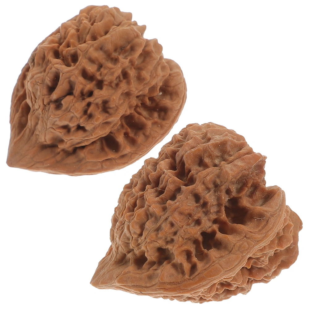 2pcs Walnut Massage Balls Handball Training Wild Walnut Health Ball Playthings