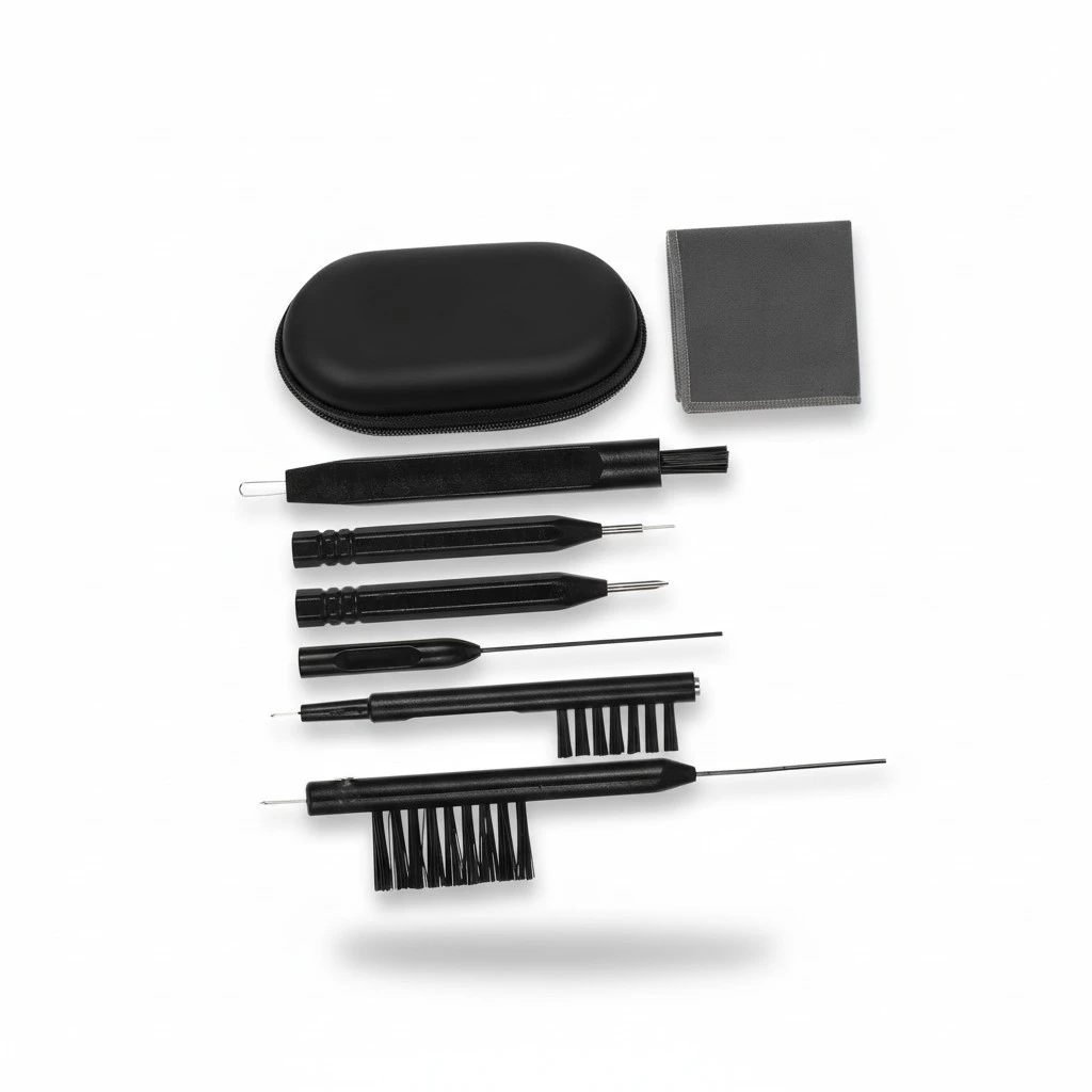 ULTECHNOVO 1 Set Hearing Aid Cleaning Rods Brushes Practical Hear Aid Cleaning Kit Hearing Amplifier Cleaners