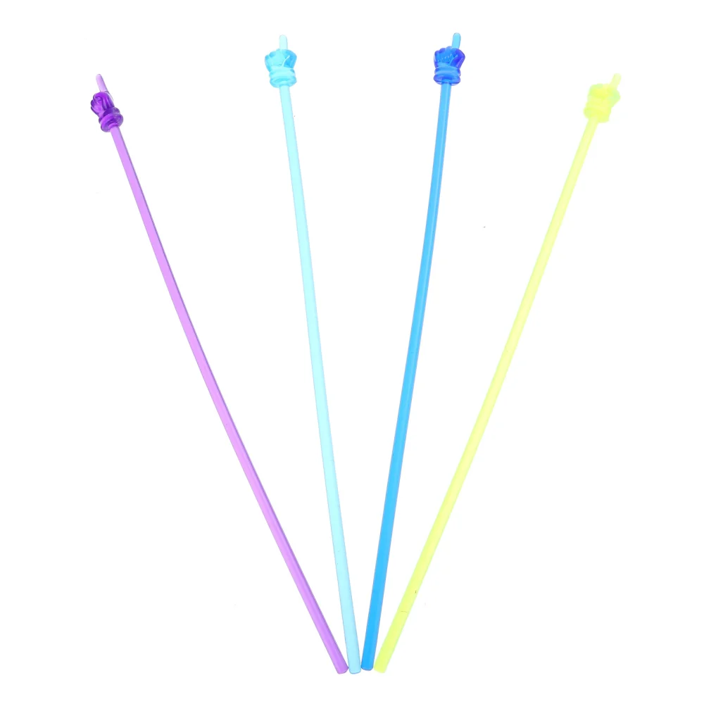 4pcs Gesture Luminous Stick Hand Signal Shape Stick Cheering Stick Toys for Party Dancing Random Color No1 Hand