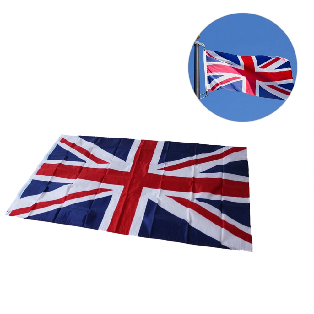 90 x 150cm Britain Flag UK National Country Hanging Flag Banner Polyester History Celebration Events Decoration Flag