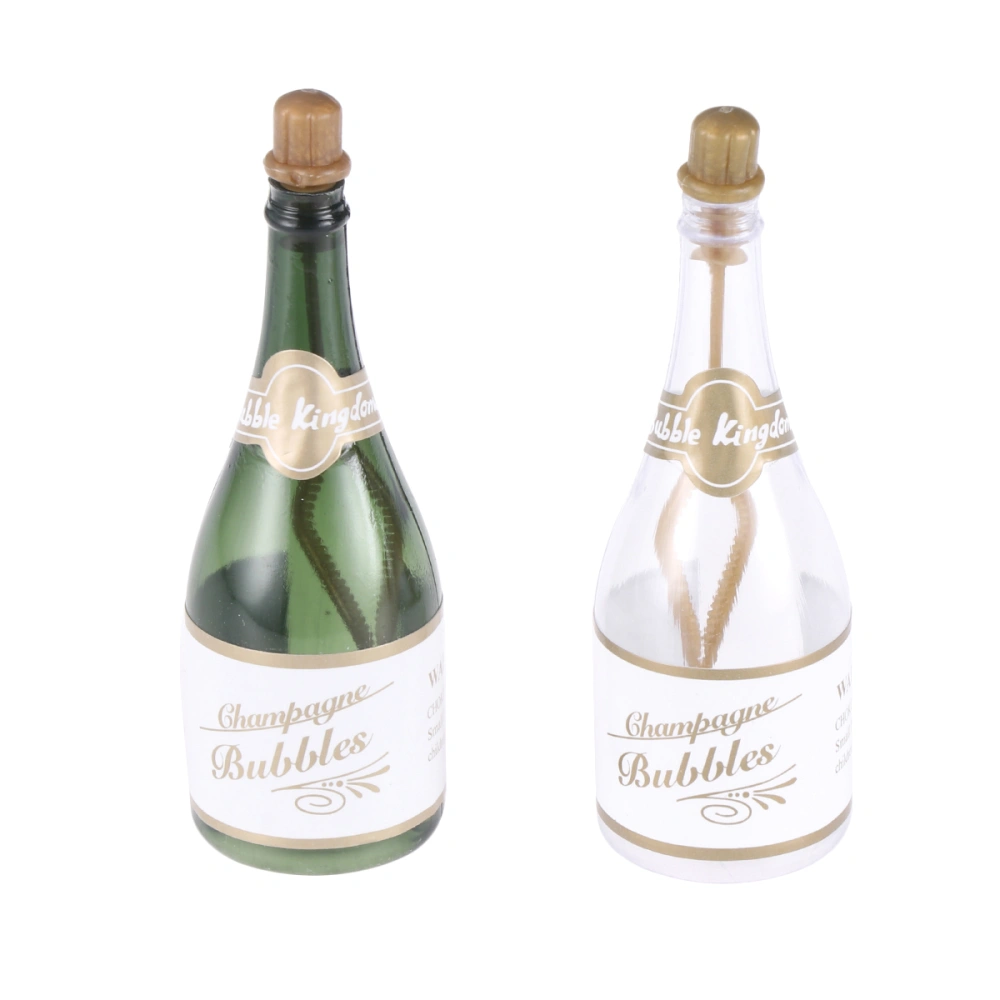 12pcs Champagne Bottle Bubble Bottle Bubble Maker for Wedding Party Gathering