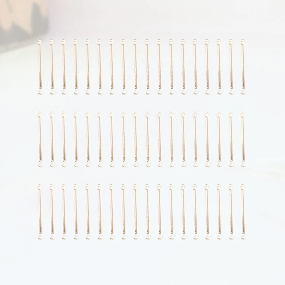 200pcs Eardrop Connection Rod Accessories Decorative Earring Jewelry Accessories for Woman (Golden 30mm)