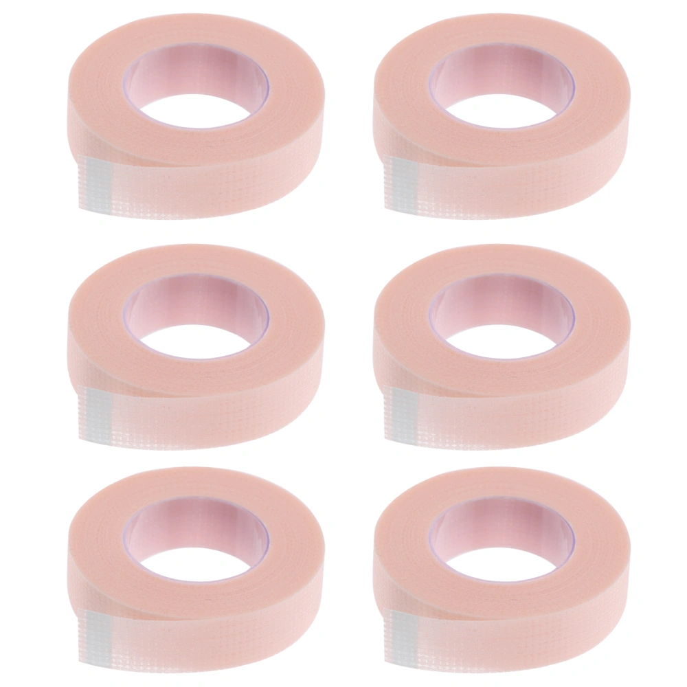 6 Rolls Eyelash Tapes Lash Extension Tapes Breathable Eyelash Grafting Tapes