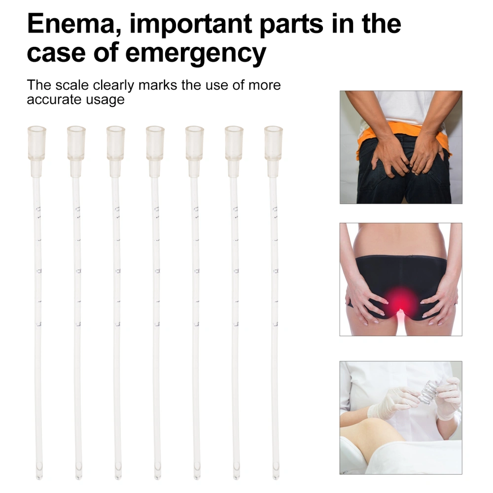 100pcs Disposable Vaginal Drug Dosing Tube Portable Anal Enema Tube With Scale