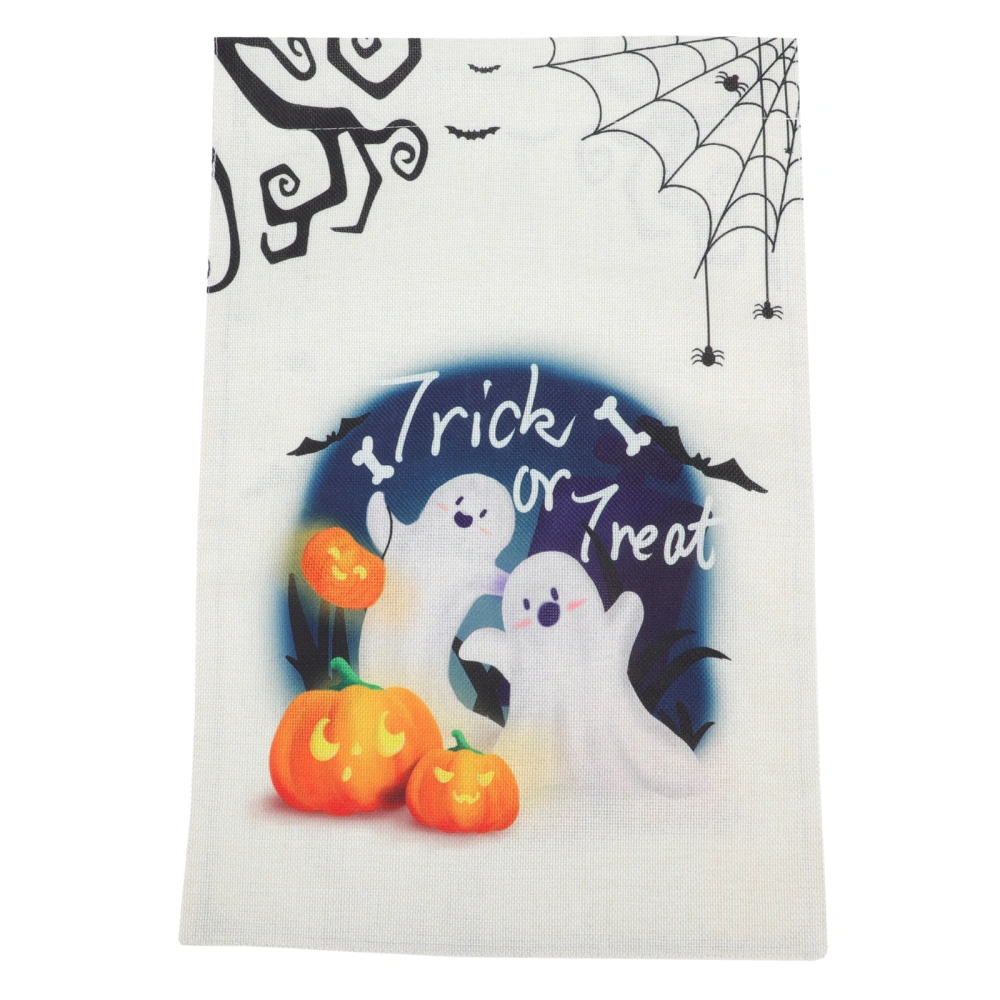 1Pc Halloween Garden Flag Pendant Festival Decor Special Pattern Hanging Flag