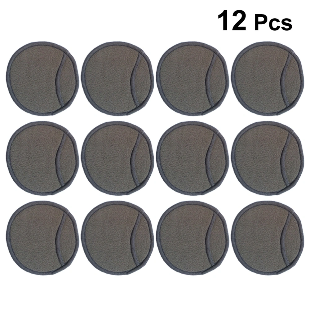 12pcs Bamboo Fiber Cleaning Pads Reusable Facial Makeup Remover Pads for Women Lady Girls