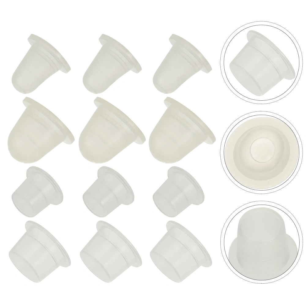 200Pcs Disposable Cups Clear Pigment Cups Plastic Ink Pigment Cups