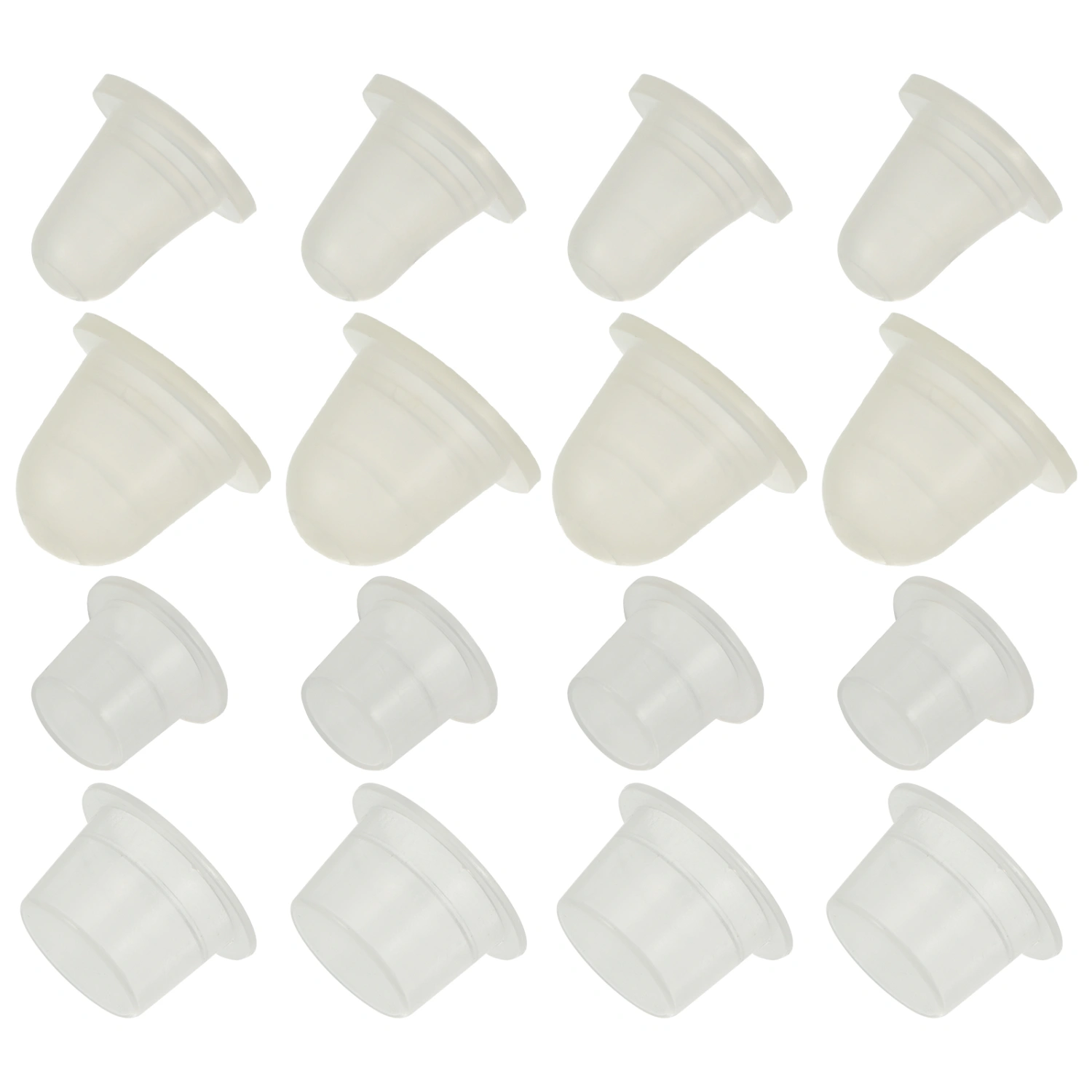 200Pcs Disposable Cups Clear Pigment Cups Plastic Ink Pigment Cups