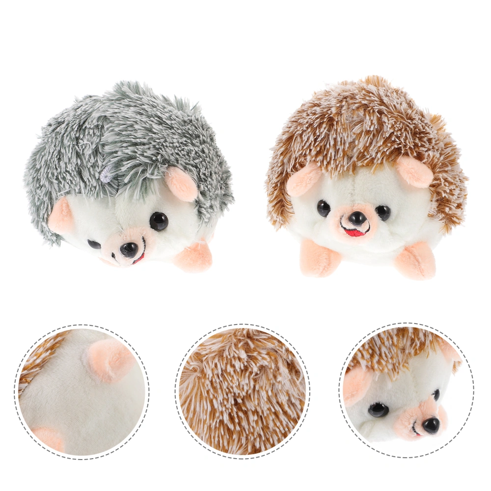 2Pcs Hedgehog Pin Cushions Lovely Animal Pinchusions Sewing Needle Holder