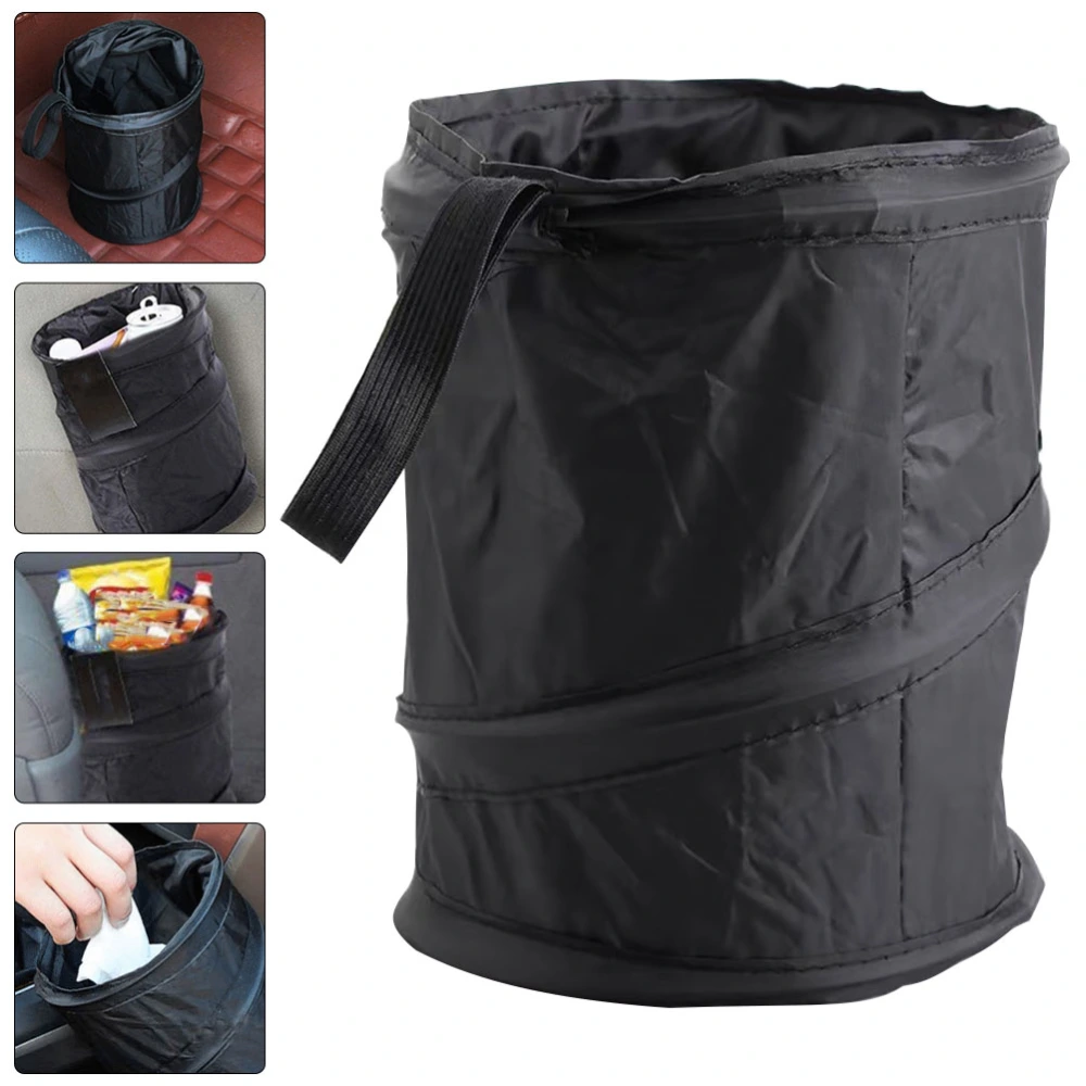 Folding Car Waste Container Trash Can Storage Box Multipurpose Vehicle Trash Bag