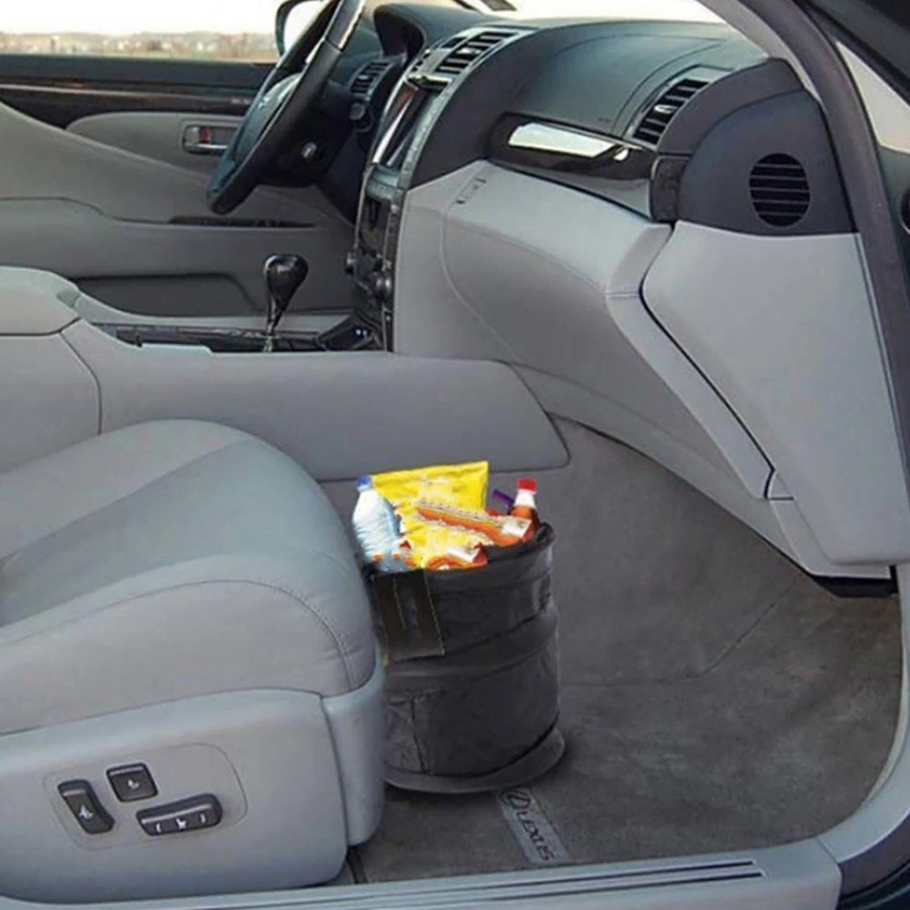 Folding Car Waste Container Trash Can Storage Box Multipurpose Vehicle Trash Bag