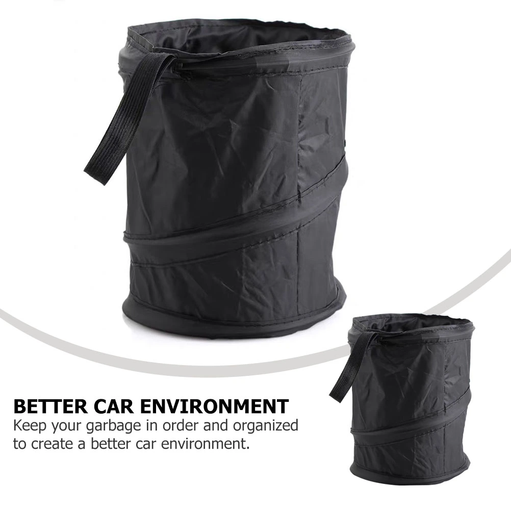 Folding Car Waste Container Trash Can Storage Box Multipurpose Vehicle Trash Bag