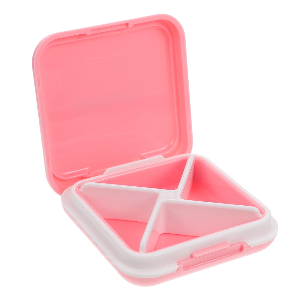 1Pc Premium Fake Teeth Storage Case Portable Denture Retainer Box Pill Case