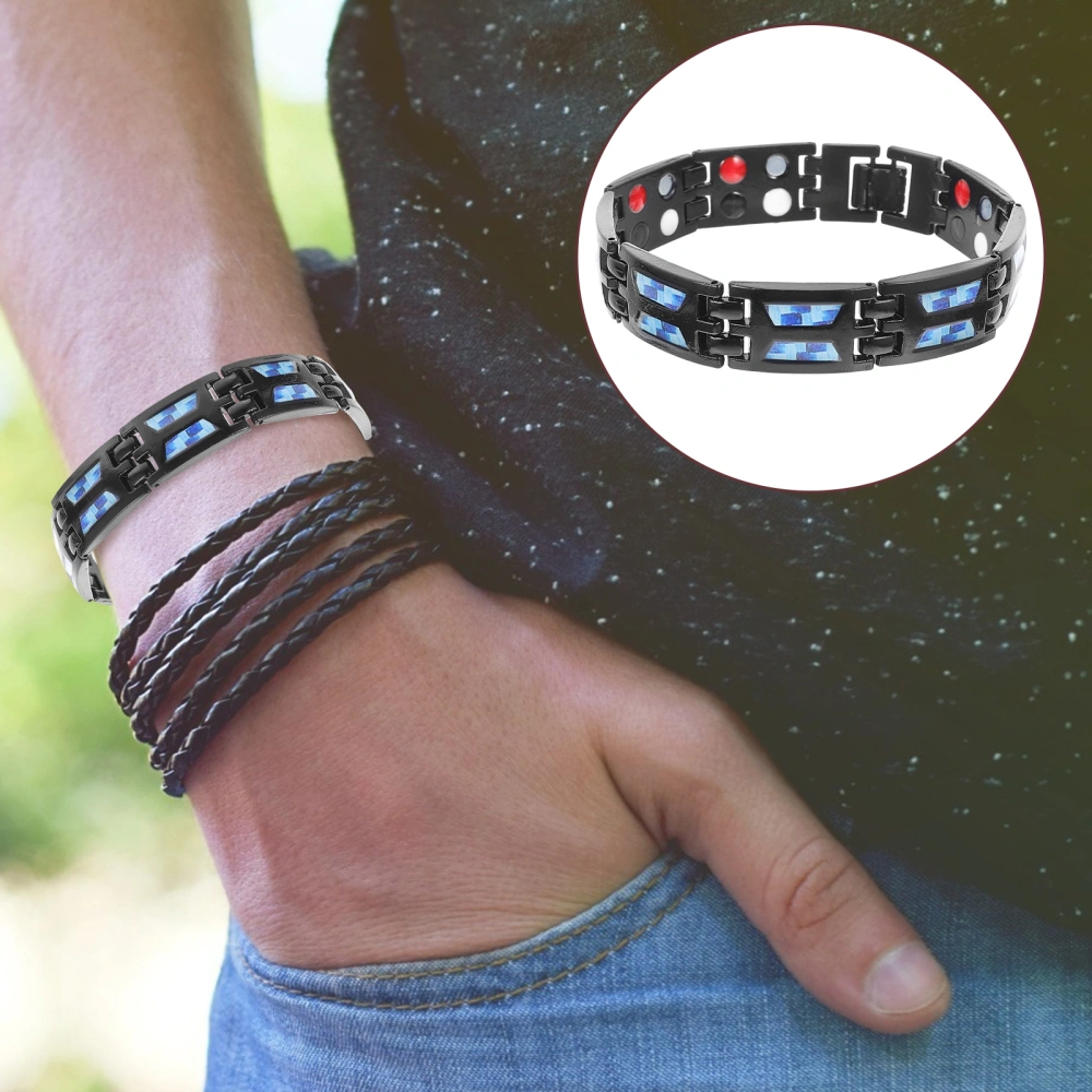 Magnetic Therapy Bracelet Magnetic Lymph Detox Bracelet Men Magnetic Wrist Bracelet