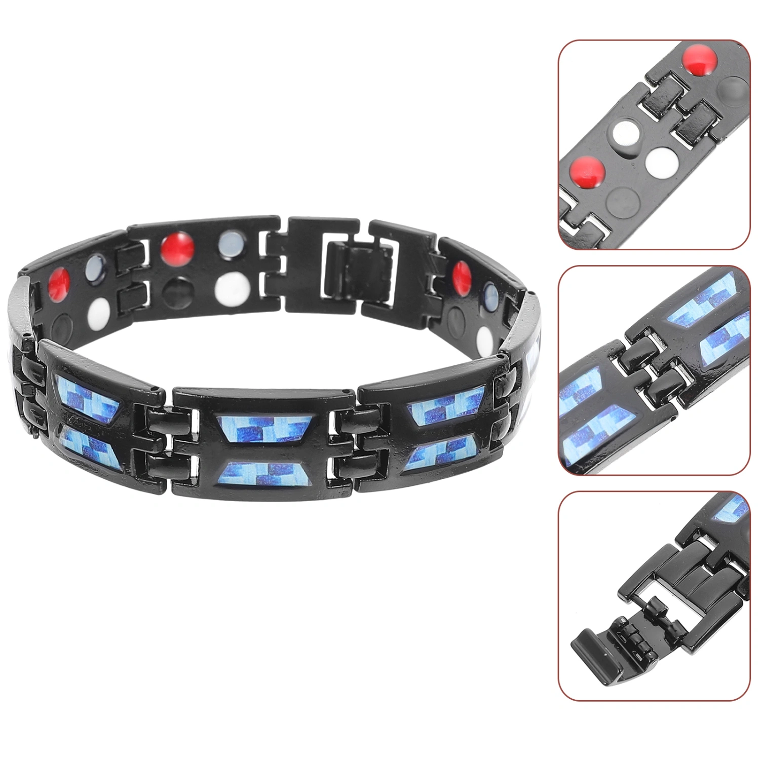 Magnetic Therapy Bracelet Magnetic Lymph Detox Bracelet Men Magnetic Wrist Bracelet