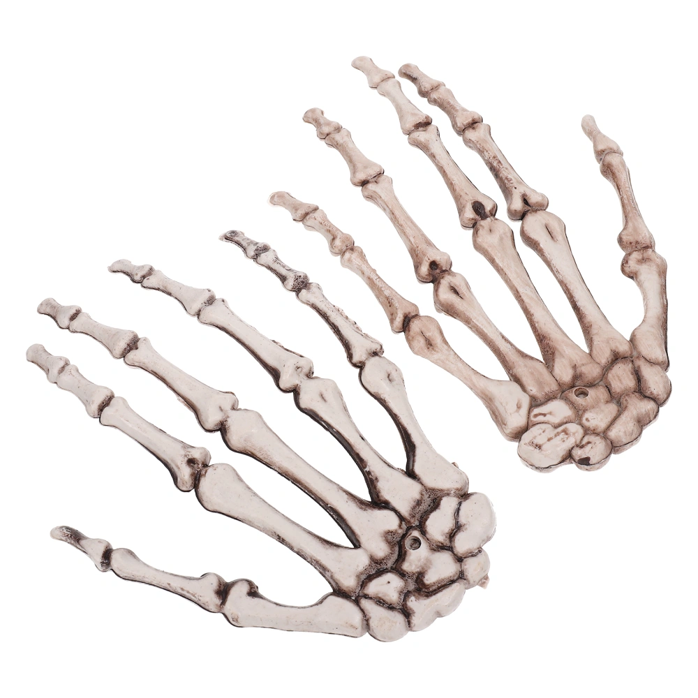 1 Pair of Halloween Skeleton Claws Horror Party Decorations Skeleton Hand Claws