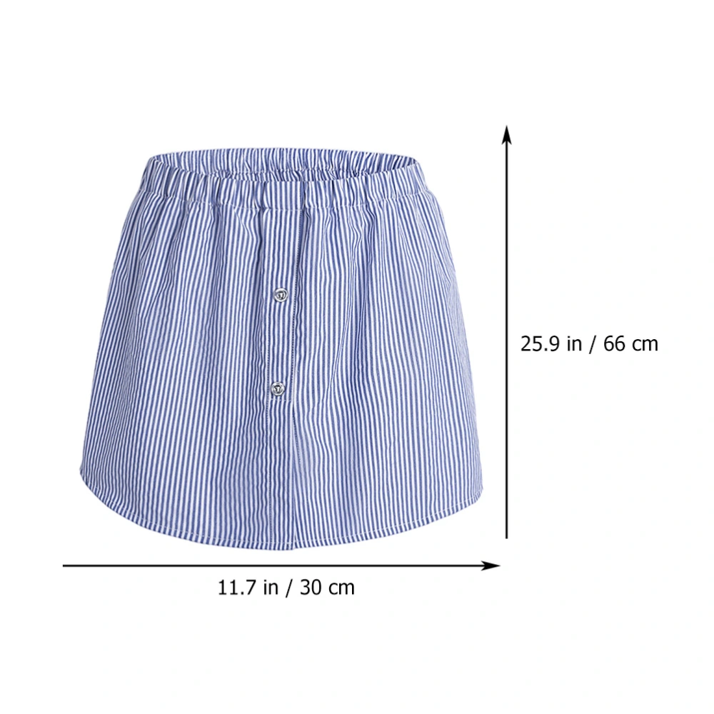 Layering Fake Lower Sweep Skirt Shirt Extender Women Half-Length Skirt Hemline