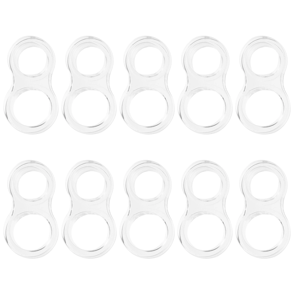 10 Pcs Transparent Door Stopper Rings Door Bumper Door Handle Protector Rings