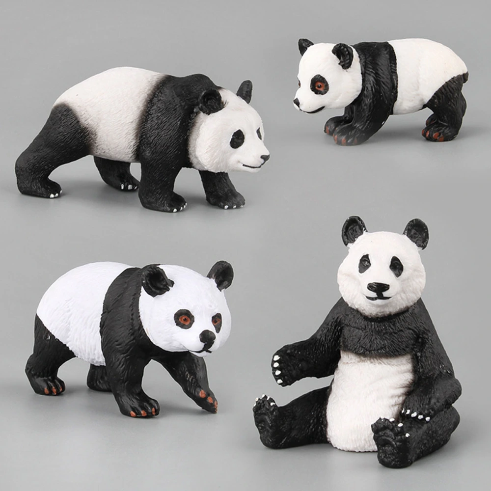 Simulation Animal Model Adorable Panda Toy Model Desktop Decoration for Children Playing (073)