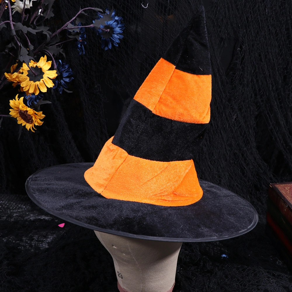 Wizard Hats Bee's Tail Shape Witch Hat Party Hat Halloween Costumes Halloween Party Props Cosplay Costume Accessories For Children Adult