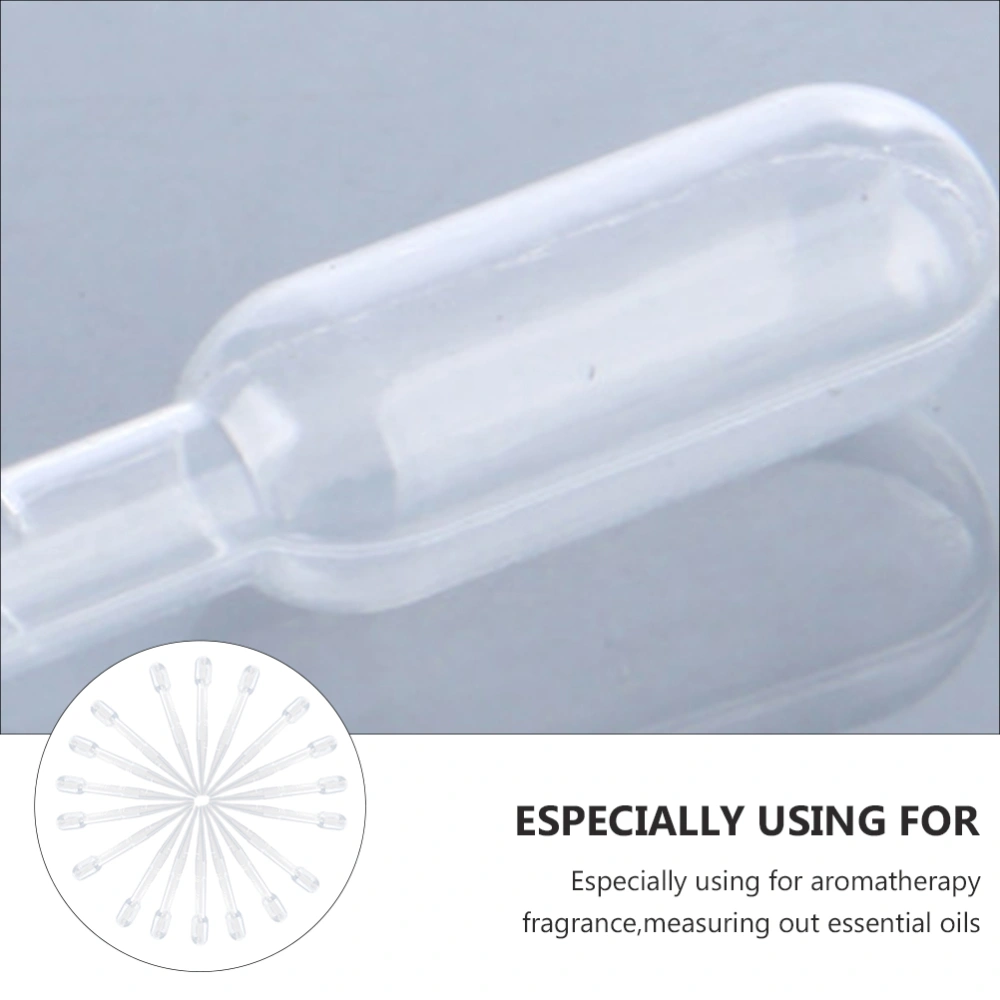 100pcs Disposable Plastic Droppers Graduated Pipettes Laboratory Tools 2ml