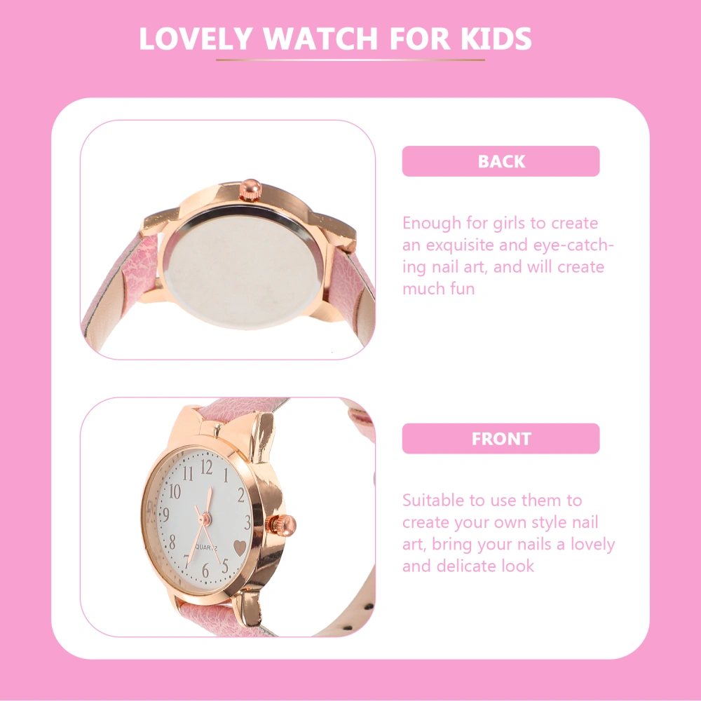 Multifunction Children Watch Adorable Cat Design Wrist Watches for Students