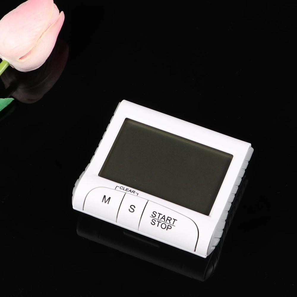 Large Screen Digital Kitchen Cooking Timer Count Down Up Clock Loud Alarm with Large LCD Display Screen with Battery