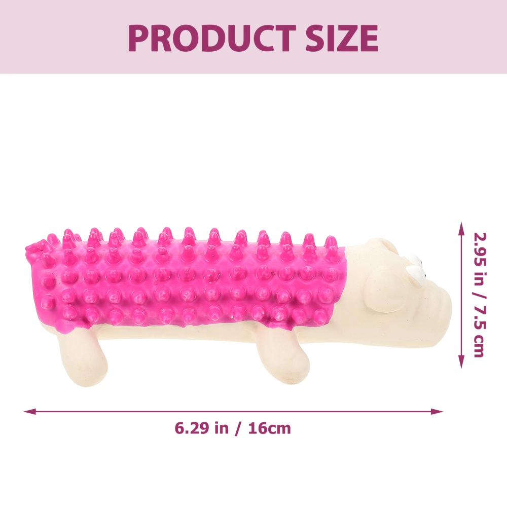 Dog Chew Toy Latex Dog Bite Toy Wear-resistant Chewing Toy Dog Teething Toy Cartoon Dog Toy