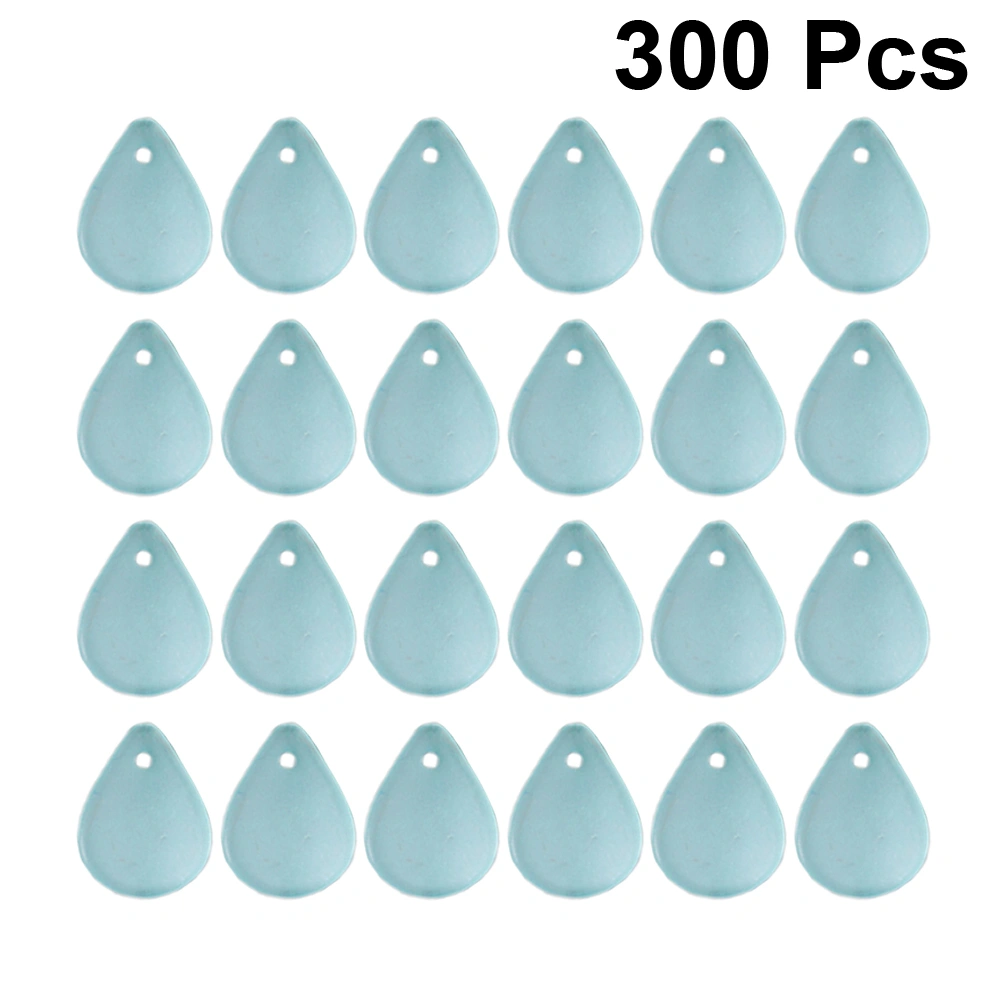 1 Pack of 300pcs Acrylic Candy-colored Petals DIY Jewelry Pendant Handmade Crafts DIY Accessories for Friends (Sky-blue)