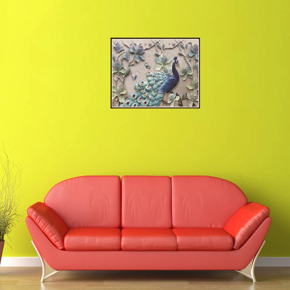 Unframed Beads Painting Handmade Wall Decoration Cross Stitch Printing Craft Kits (8519)