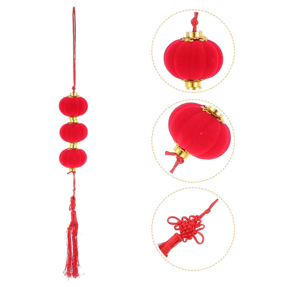 Chinese Lantern String New Year Pendant Chinese Hanging Lantern Decor Red