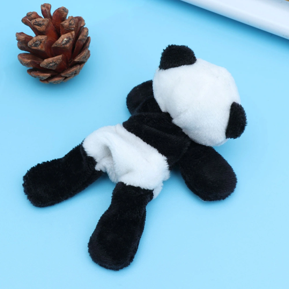 3pcs Plush Panda Refrigerator Magnet Creative Fridge Magnetic Sticker Home Decor (Small)