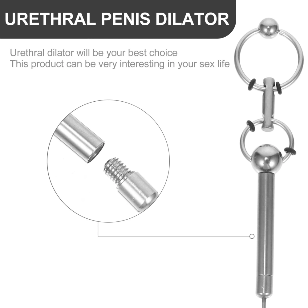 1pc Urethral Stick Stainless Steel Urethral Dilation Rod Male Erotic Sex Toy