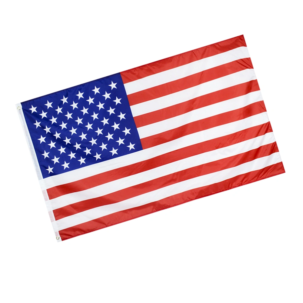 90x150cm America Flags Fan Cheering Flag Sports Game Accessories Hangable Flag for Party Parade  Games Event Decoration (Blue)