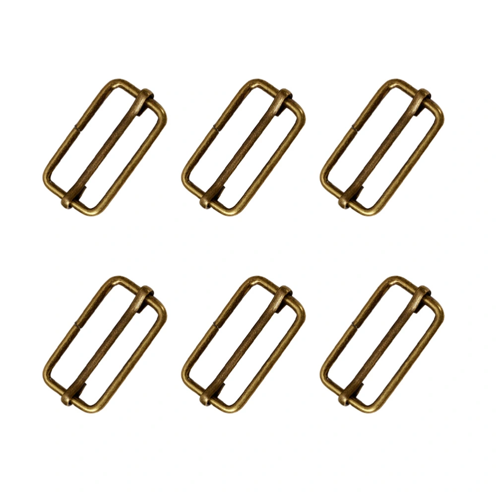 20PCS Slide Belt Connection Roller Buckles Bag Strap Adjustable Metal Pin Buckles for Backpack Suitcase Clothes(Bronze)